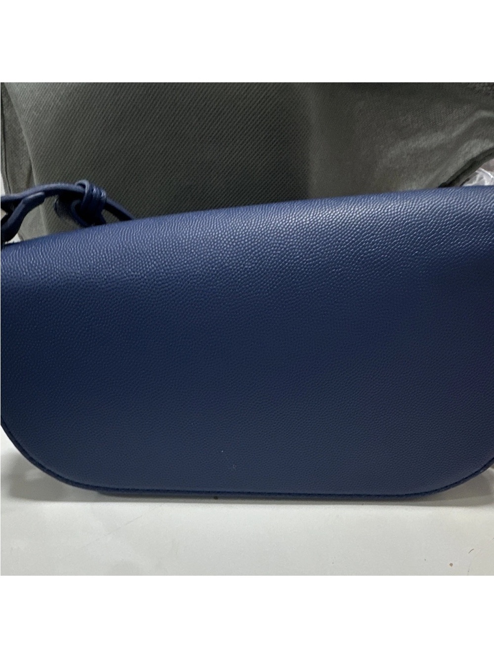 Steve Madden Classic Navy Leather Crossbody Bag - Unbranded